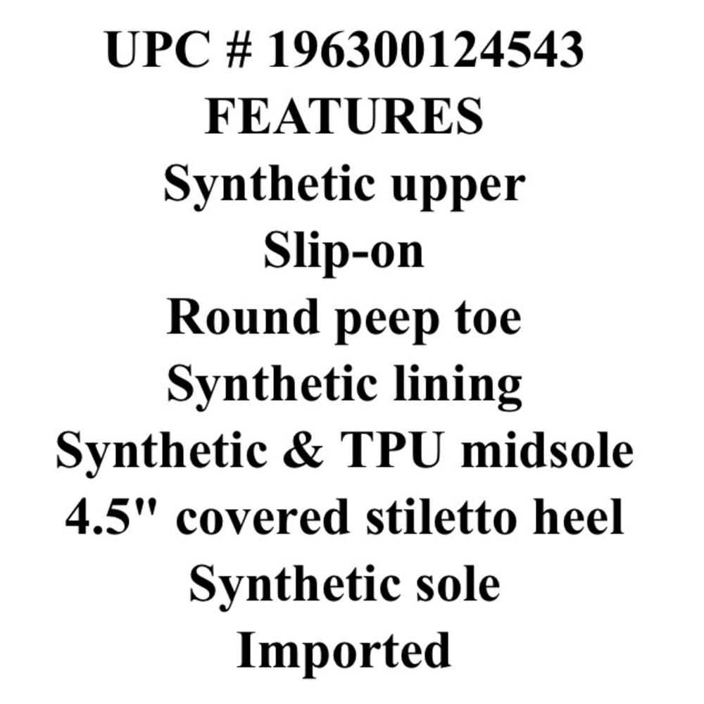 Marc Fisher “Harpley” Glitter Peep Toe Platform Pump - Picture 13 of 13